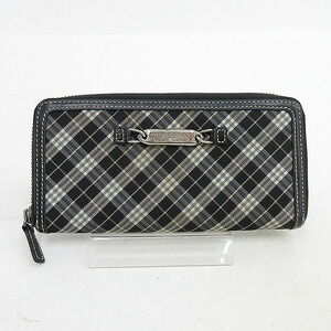 BURBERRY BLUE LABEL Long Wallet Black Check
